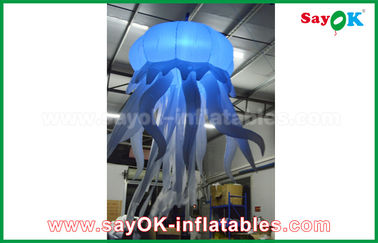 190T Nylon Vải Sứa Inflatable Chiếu Sáng Trang Trí Với Ánh Sáng Led Đảng