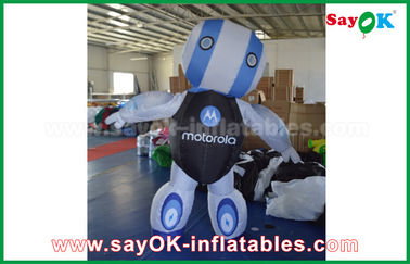 Tùy chỉnh 2mH Oxford Vải Robot Tuỳ Inflatable Sản phẩm xanh cho quảng cáo