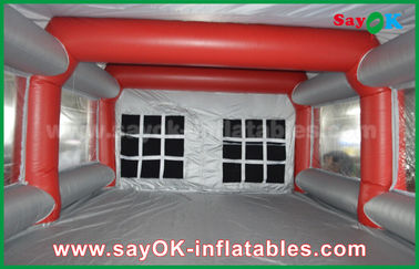 Lều nhà để xe bơm hơi Lều khí bơm hơi không thấm nước Buồng phun PVC cho phun sơn xe