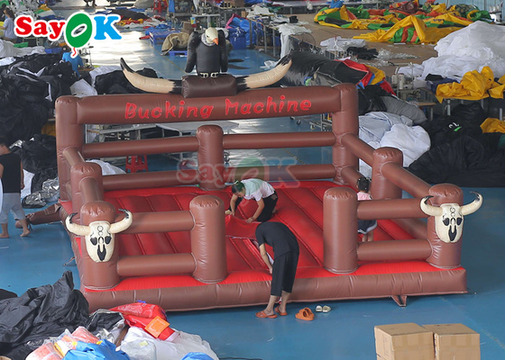 Giant Rodeo Mechanical Bull Inflatable Bullfighting Machine quảng cáo
