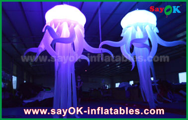 Đầy màu sắc Nylon Inflatable chiếu sáng trang trí trong Octopus Shape Với Led Light