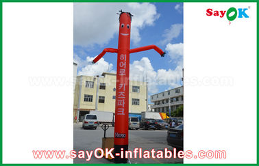 Mini Air Dancer Red / Orange / Blue Inflatable Air Dancer / Sky Dancer Với Máy thổi CE cho Quảng cáo Ngoài trời