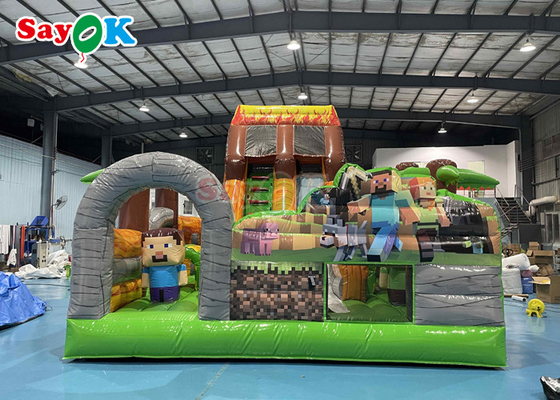 Outdoor Inflatable Slide 21.3FT Inflatable Bouncy Castle Slide Kids Slide Bouncer House Cho trong nhà
