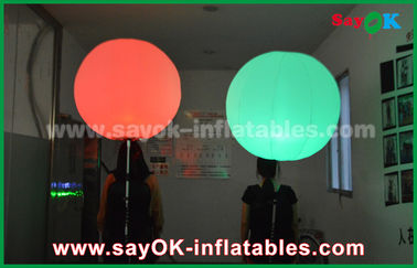 190 D Nylon Vải Windproof LED Inflatable bóng, khuyến mãi Inflatable LED Balloon