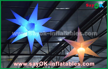 1.5 m 190 D Nylon quảng cáo Inflatable chiếu sáng trang trí, ngôi sao inflatable với ánh sáng Led