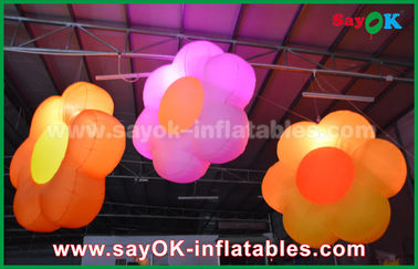 Oxford vải Inflatable Chiếu Sáng Trang Trí / Chiếu Sáng Inflatable hoa Cho Câu Lạc Bộ Bar, đảng