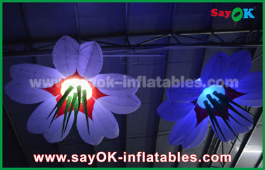 Treo đầy màu sắc chiếu sáng hoa Inflatable cho lễ hội trang trí