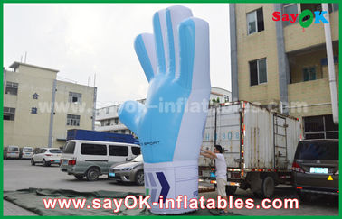 Giant Oxford Tuỳ Inflatable Sản phẩm, 2m cao Inflatable Blue Hand Mẫu cho các sự kiện
