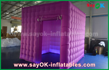 Đảng / Sự kiện Inflatable chiếu sáng trang trí chiếu sáng Cube Nylon vải
