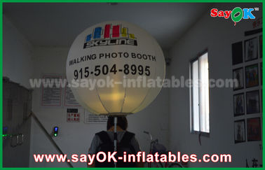 0.8m đường kính oxford vải inflatable chiếu sáng trang trí, inflatable ba lô