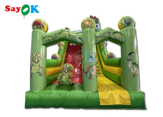 Dòng thương mại Slide nước Inflatables Dinosaur Inflatable Bounce Slide Đối với trẻ em
