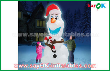 210 D Oxfor Vải Giáng Sinh Snowman Inflatable Sạn Holiday Trang Trí tùy chỉnh