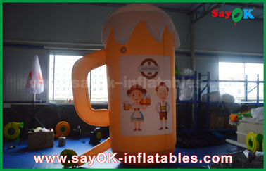 Tùy chỉnh màu cam Sản phẩm Inflatable / Inflatable Cup và bia cho khuyến mãi / Đảng