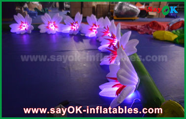 8m dài nylon chiếu sáng inflatable trang trí lily hoa chai cho đám cưới