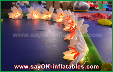 8m dài nylon chiếu sáng inflatable trang trí lily hoa chai cho đám cưới