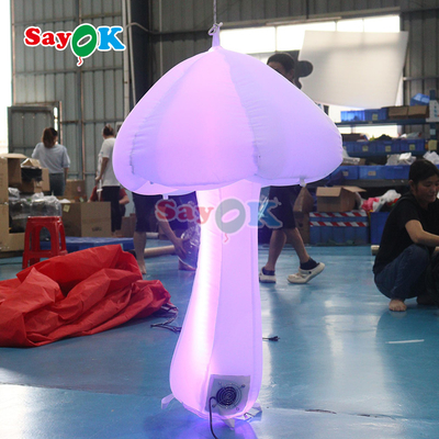 3.2FT Ống nấm hơi ánh sáng Giáng sinh trang trí Ống nấm hơi LED