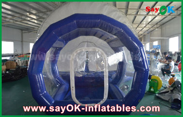 3 m Dia Inflatable Trang Trí Kỳ Nghỉ / Trong Suốt Inflatable Chrismas Quả Cầu Tuyết cho Quảng Cáo