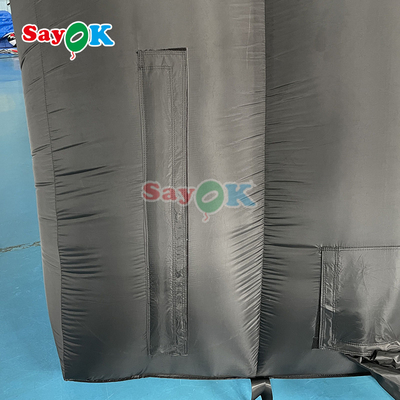 10x6x5.4mH Black Dome Trại sân khấu bơm cho sự kiện tiệc