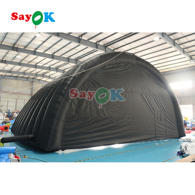 10x6x5.4mH Black Dome Trại sân khấu bơm cho sự kiện tiệc