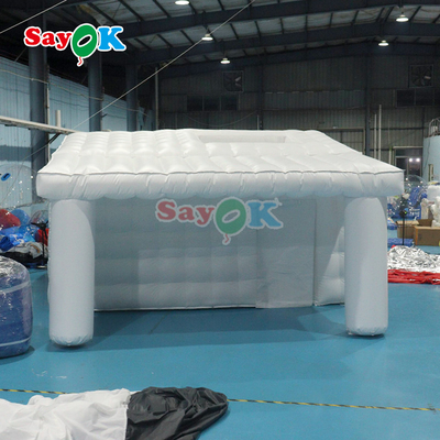 PVC đi ngoài trời Lều không khí Lều bơm tùy chỉnh Lều cube bơm