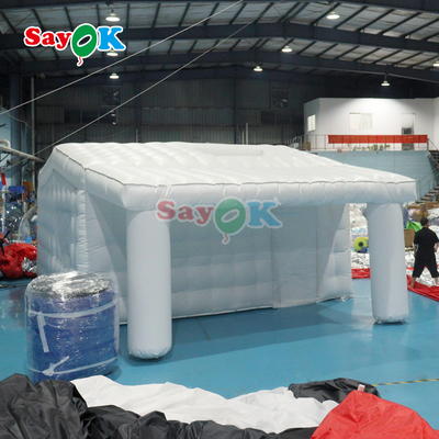 PVC đi ngoài trời Lều không khí Lều bơm tùy chỉnh Lều cube bơm