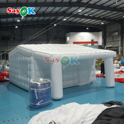 PVC đi ngoài trời Lều không khí Lều bơm tùy chỉnh Lều cube bơm