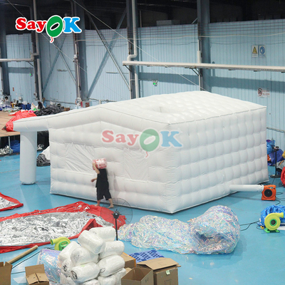 PVC đi ngoài trời Lều không khí Lều bơm tùy chỉnh Lều cube bơm