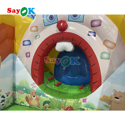 Trò chơi Lâu đài Bouncer Inflatable cho trẻ em Bữa tiệc nhà bơm bơm nhảy và trượt combo với lựa chọn cối xay gió
