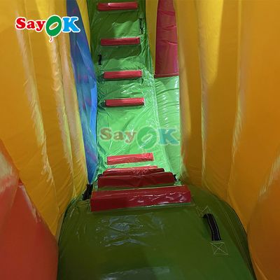 Trò chơi Lâu đài Bouncer Inflatable cho trẻ em Bữa tiệc nhà bơm bơm nhảy và trượt combo với lựa chọn cối xay gió