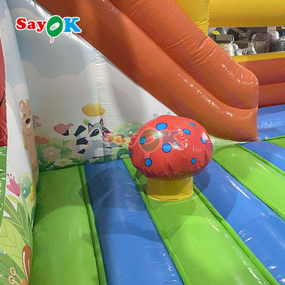 Commercial Dry Bouncer Slide Combo Inflatable Bouncy Moonwalk Jumping Castle Bounce House Cho Trẻ Em Người lớn