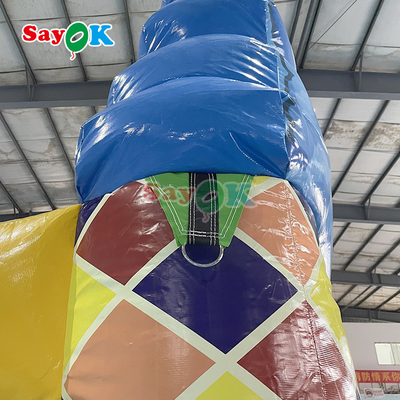 Đồ trượt thổi hơi tùy chỉnh 6X6X4.3MH in PVC có giá trị