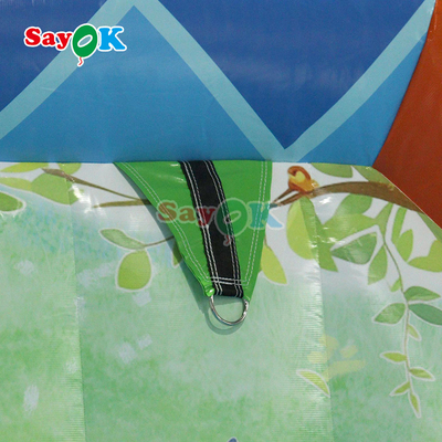 Trò chơi Lâu đài Bouncer Inflatable cho trẻ em Bữa tiệc nhà bơm bơm nhảy và trượt combo với lựa chọn cối xay gió