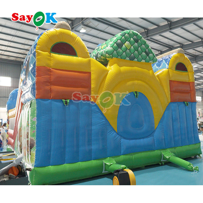 6X6X4.3MH Bounce Castle Slide Combo Dáng vẻ đẹp Dễ dàng cài đặt