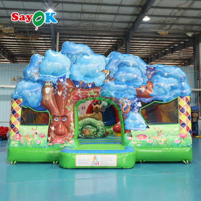 Đồ trượt thổi hơi tùy chỉnh 6X6X4.3MH in PVC có giá trị