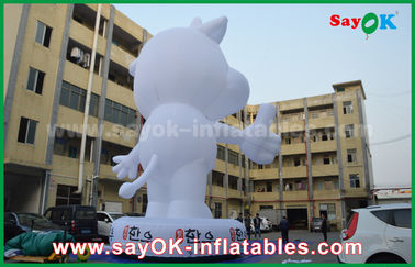 Tùy chỉnh inflatable nhân vật hoạt hình trắng gia súc 10m chiều cao