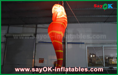 CE Inflatable chiếu sáng trang trí, tùy chỉnh inflatable biển đỏ ngựa cho triển lãm