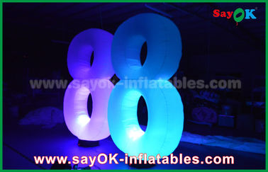 Sứa Loại Inflatable Chiếu Sáng Trang Trí LED Light Số 8 8 Cho Thấy