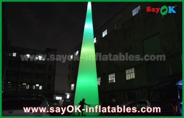 Ngoài trời LED Light nối đất trang trí Inflatable Cone cho quảng cáo