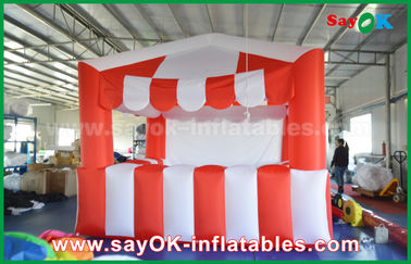 Màu đỏ và trắng 210 d oxford vải inflatable thư bị trả lại cho trẻ em