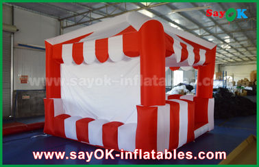 Màu đỏ và trắng 210 d oxford vải inflatable thư bị trả lại cho trẻ em