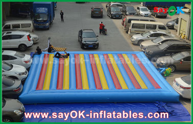 0.55 mét PVC Inflatable Mat Bouncer Cho Trẻ Em Chơi Trò Chơi Thể Thao