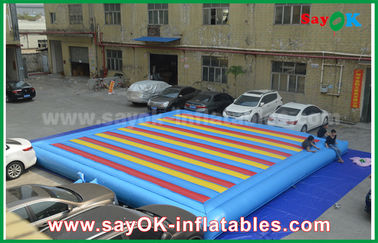 0.55 mét PVC Inflatable Mat Bouncer Cho Trẻ Em Chơi Trò Chơi Thể Thao