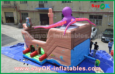 Big 0.55PVC Corsair Inflatable Bounce Slider Không Thấm Nước Cho Vui Vẻ