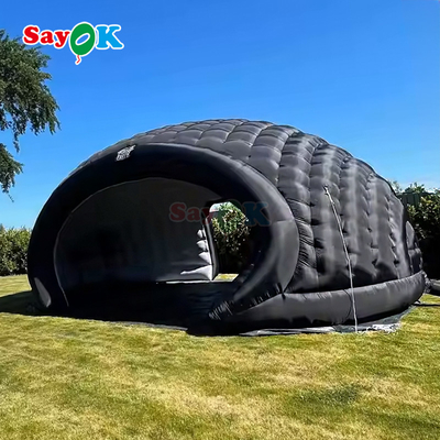 8m 26ft Xà Oxford bền lớn bơm Igloo Dome lều với máy thổi không khí