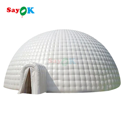 PVC Tarpaulin 12m 40ft Giant Inflatable Igloo Tent Dome cho các sự kiện ngoài trời