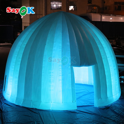Lều Igloo lớn có thể di chuyển mái vòm bơm cho các bữa tiệc ngoài trời