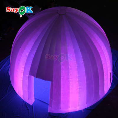 Lều Igloo lớn có thể di chuyển mái vòm bơm cho các bữa tiệc ngoài trời