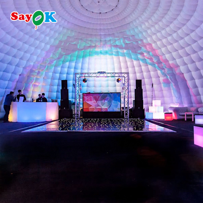 Lều Igloo lớn có thể di chuyển mái vòm bơm cho các bữa tiệc ngoài trời