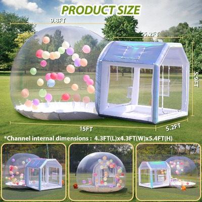 Sayok Golden Bubble Houses Dòng buồng Bubble House có thể di chuyển trong suốt có thể thổi phồng cho đám cưới