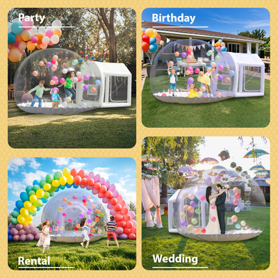 Sayok Golden Bubble Houses Dòng buồng Bubble House có thể di chuyển trong suốt có thể thổi phồng cho đám cưới